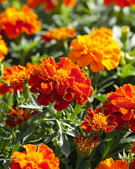 Afrikaantjeszaden Tagetes Patula eenjarig Petite Harmony