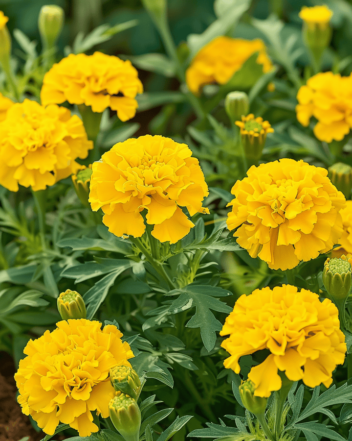 Frans Afrikaantje Petite Yellow zaden (Tagetes patula) – eenjarige bloem