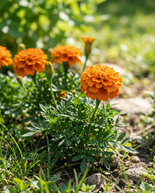 Afrikaantje Bolero (Tagetes patula) – eenjarige bloemenzaden van SeedsChoice