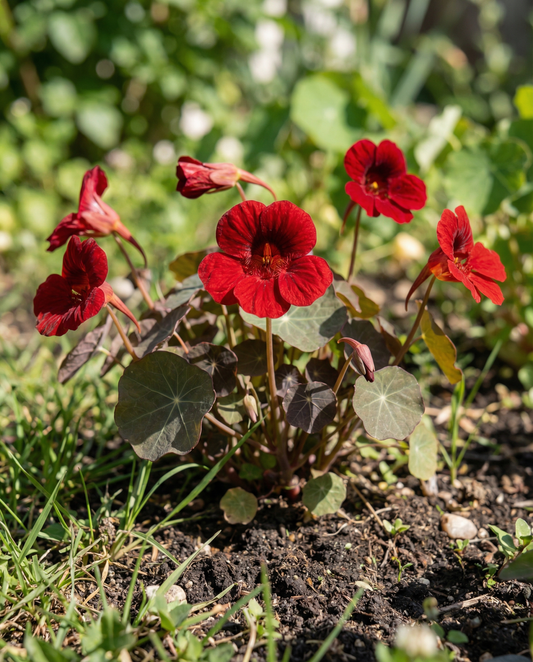 Nasturtium Empress Of India (Tropaeolum majus) – eenjarige zaden van SeedsChoice