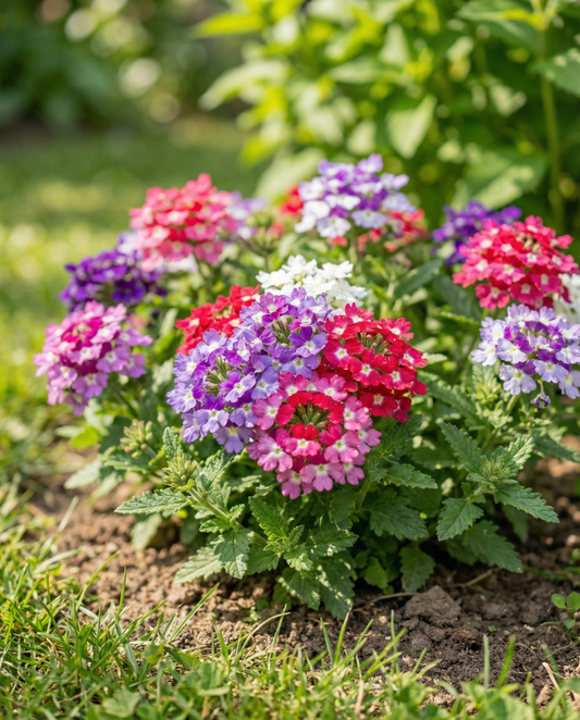 Colours Compact (Verbena hybrida) – eenjarige mixzaden van SeedsChoice