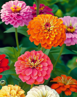 Zinniazaden Zinnia Elegans dahliabloemig eenjarige mix