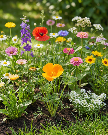 Zomermix voor volle zon 20 tot 80 cm – eenjarige bloemenzaden van SeedsChoice