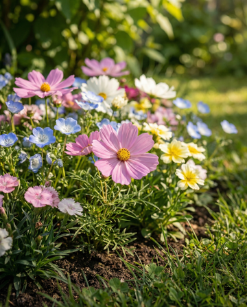 Japanese Carpet Mix volle zon 15 tot 45 cm – eenjarige bloemenzaden van SeedsChoice