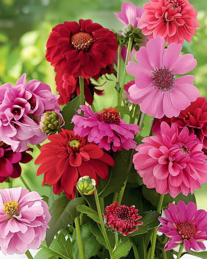 Zomerbloemen Pink Red Mix Blend zaden – eenjarige bloem