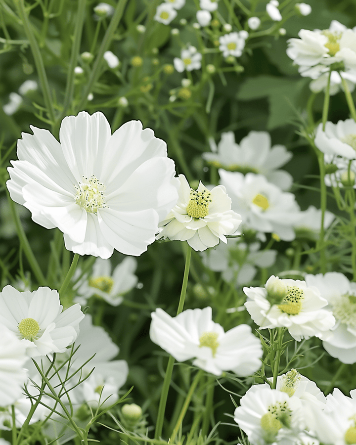 White Summer Mix Blend zaden – eenjarige bloem