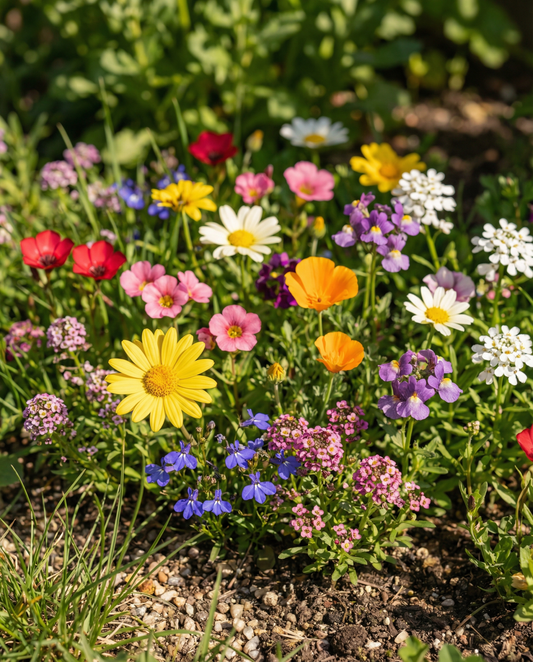 Colourful Carpet Mix – eenjarige bloemenzaden van SeedsChoice