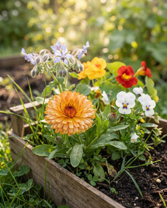 Edible Mix For Full Sun 40 80 Cm – eenjarige bloemenzaden van SeedsChoice