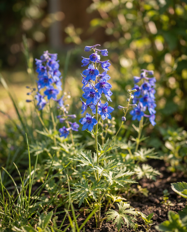 Larkspur Dasante Blue zaden (Delphinium belladonna) – tweejarig