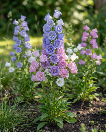 Canterbury Bells Double Flowered (Campanula medium) – tweejarige bloemenzaden van SeedsChoice