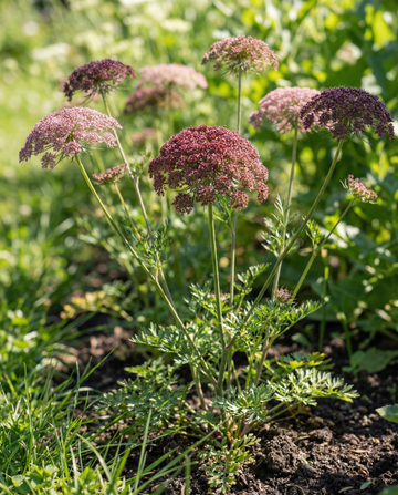 Red Ornamental Carrot Dara (Daucus carota) – tweejarige groentezaden van SeedsChoice