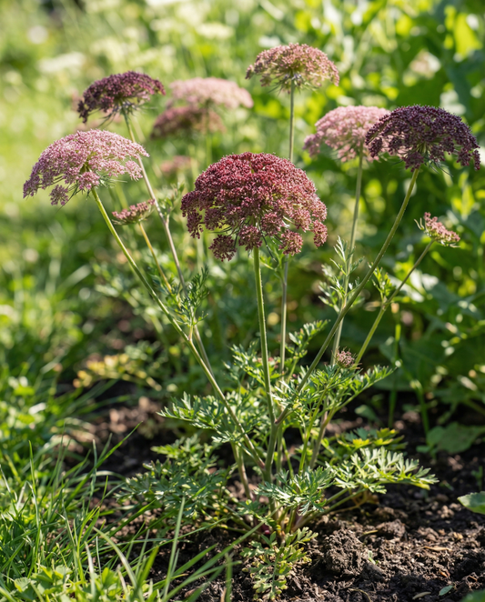 Red Ornamental Carrot Dara (Daucus carota) – tweejarige groentezaden van SeedsChoice
