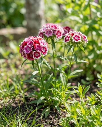 Duizendschoon Mixed Double Flowering (Dianthus barbatus) – tweejarige bloemenzaden van SeedsChoice