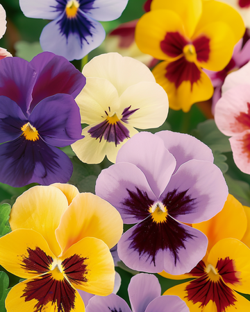 Viooltje Trimardeau Mix zaden (Viola wittrockiana) – tweejarige bloem
