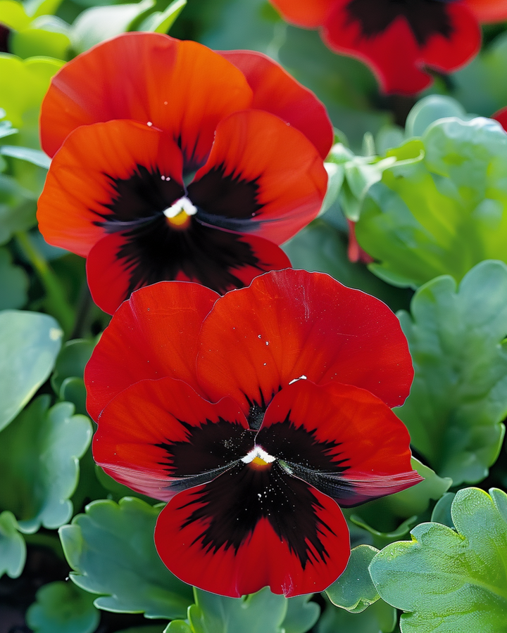 Viooltje Alpenglow zaden (Viola wittrockiana) – tweejarige bloem