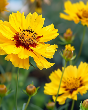 Double Butter Daisy Early Sunrise zaden (Coreopsis grandiflora) – meerjarig