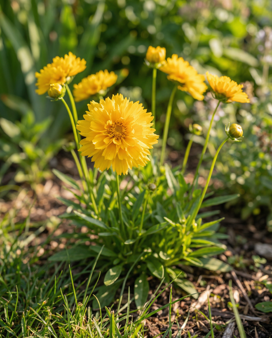 Double Butter Daisy Early Sunrise (Coreopsis grandiflora) – meerjarige zaden van SeedsChoice