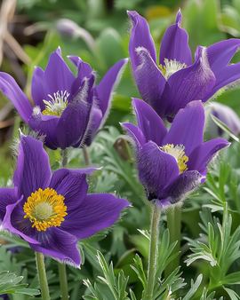 Wildemanskruidzaden Pulsatilla Vulgaris vaste bloem
