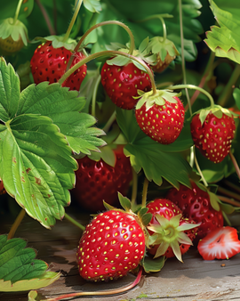 Bosaardbei zaden Baron Von Solemacher Fragaria Vesca vaste plant