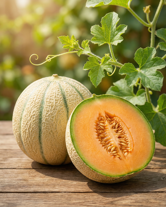 Sweet Ananas Melon (Cucumis melo) – eenjarige groentezaden van SeedsChoice