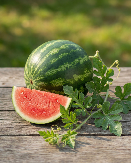 Mini watermeloen Tigrimini F1 (Citrullus lanatus) – eenjarige groentezaden van SeedsChoice