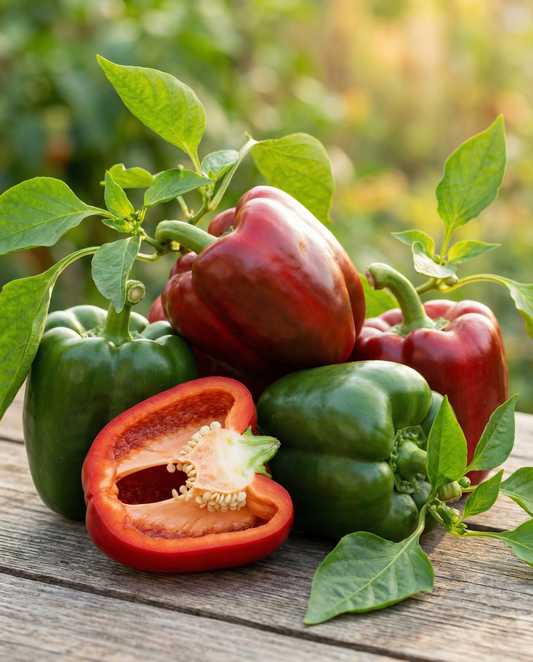 Paprika Yolo Wonder (Capsicum annuum) – eenjarige groentezaden van SeedsChoice