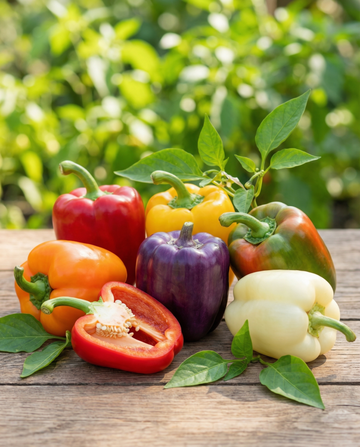 Paprika 5 Color Mixture (Capsicum annuum) – eenjarige groentezaden van SeedsChoice