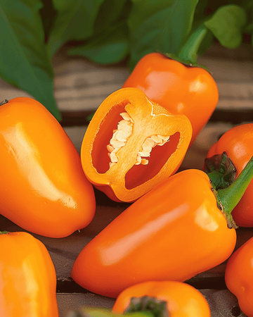 Paprika Snacking Mini Orange zaden (Capsicum annuum) – eenjarige groente