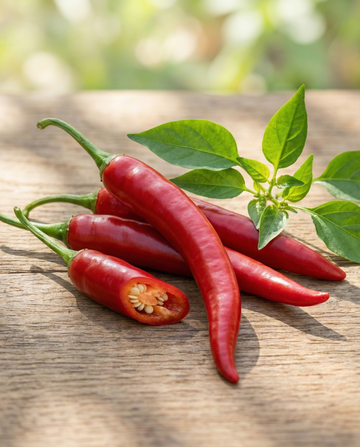Cayennepeper Long Slim (Capsicum annuum) – eenjarige groentezaden van SeedsChoice