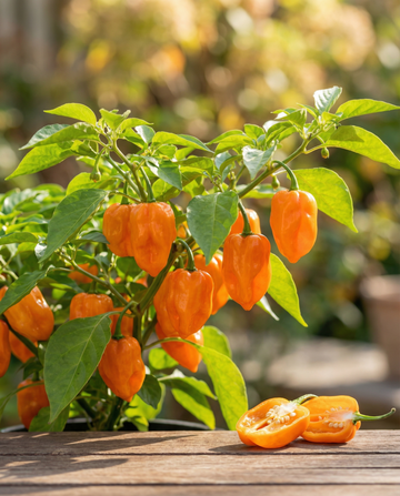 Habanero Pepper Orange (Capsicum chinense) – eenjarige groentezaden van SeedsChoice