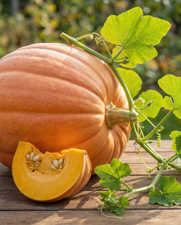 Pompoen Atlantic Giant (Cucurbita maxima) – eenjarige groentezaden van SeedsChoice