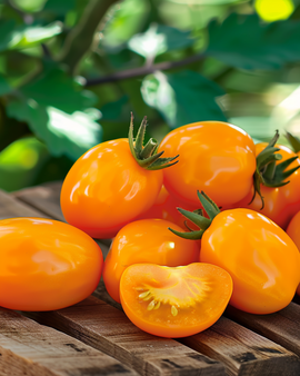 Snacktomatenzaden Dattorange F1 Solanum Lycopersicum eenjarig