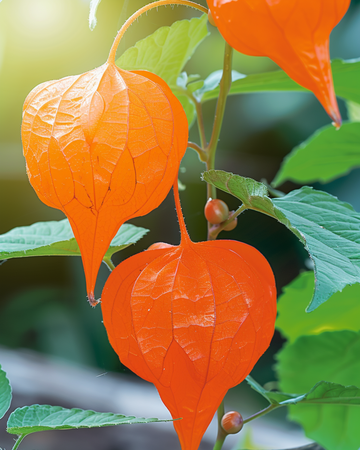 Lampionplant Orange Pods zaden (Physalis alkekengi) – meerjarige bloem
