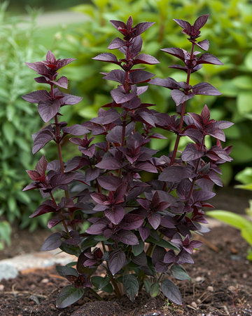 Basilicum Dark Opal zaden (Ocimum basilicum) – eenjarig kruid