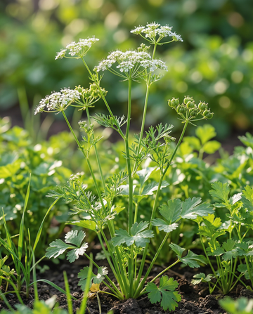 Koriander Large Seeded (Coriandrum sativum) – eenjarige kruidenzaden van SeedsChoice