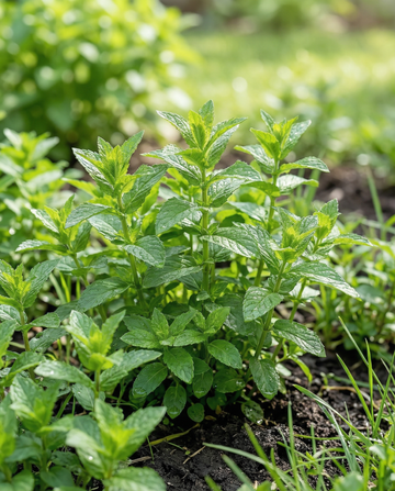 Groene munt (Mentha spicata) – meerjarige kruidenzaden van SeedsChoice