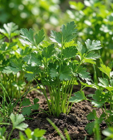 Peterselie Amsterdamse Snij (Petroselinum crispum) – tweejarige kruidenzaden van SeedsChoice