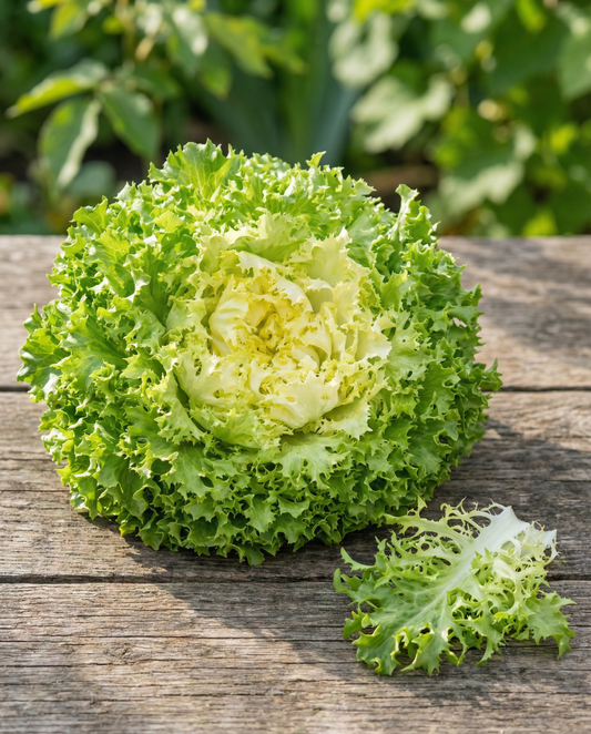 Gekrulde Andijvie Wit (Cichorium endivia) – eenjarige groentezaden van SeedsChoice