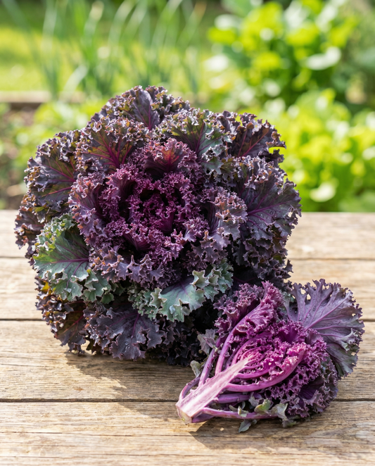 Boerenkool Scarlet (Brassica oleracea) – eenjarige groentezaden van SeedsChoice