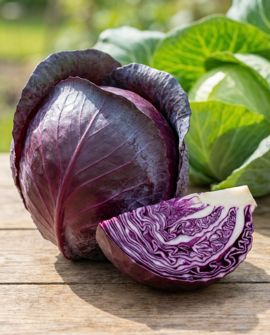 Red Cabbage Langedijker Bewaar 2 (Brassica oleracea) – eenjarige groentezaden van SeedsChoice
