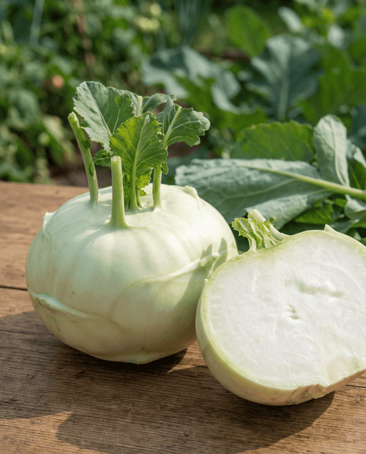 Koolrabi Lanro (Brassica oleracea) – eenjarige groentezaden van SeedsChoice