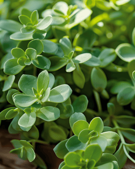 Posteleinzaden Portulaca Oleracea groen eenjarige groente bladgewas