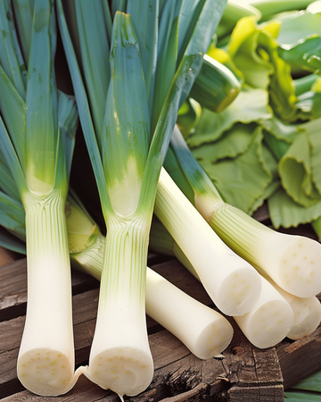 Prei Bluegreen Winter Hiverbleu Cold Hardy zaden (Allium porrum) – eenjarig groente