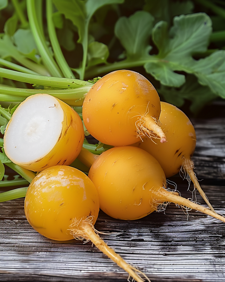 Radijs Zlata Yellow Round zaden (Raphanus sativus) – eenjarige groente