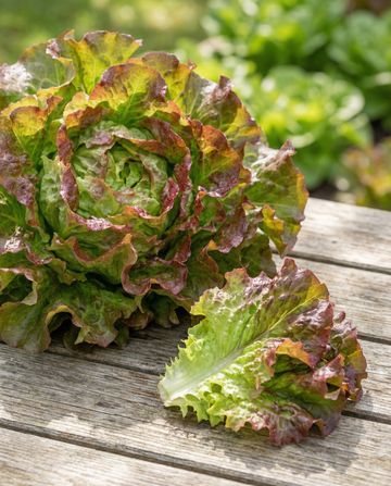 Bladsla Amerikaanse Roodrand (Lactuca sativa) – eenjarige groentezaden van SeedsChoice