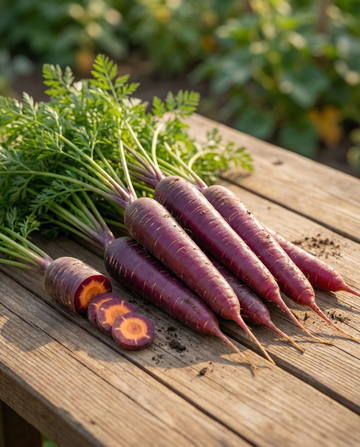 Zomerwortelen Purple Sun F1 (Daucus carota) – eenjarige groentezaden van SeedsChoice