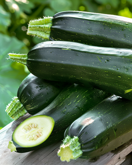 Zomerpompoenzaden Black Beauty Cucurbita Pepo eenjarig