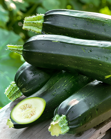 Zomerpompoen Black Beauty zaden (Cucurbita pepo) – eenjarige groente