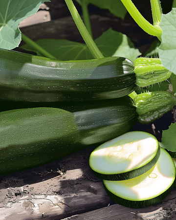 Black Forest F1 Courgette Climbing zaden (Cucurbita pepo) – eenjarige klimplant