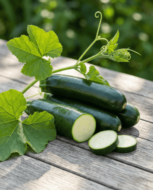 Black Forest F1 Courgette Climbing (Cucurbita pepo) – eenjarige klimplant zaden van SeedsChoice
